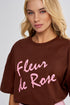 T-SHIRT FLUER DE ROSE