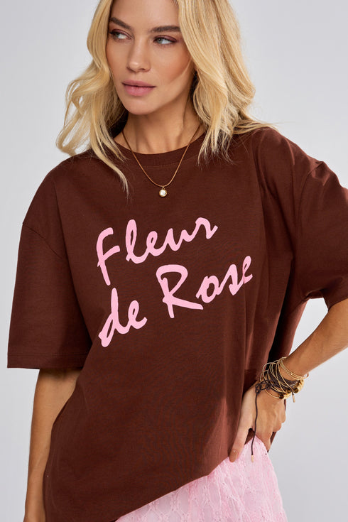 T-SHIRT FLUER DE ROSE