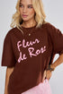 T-SHIRT FLUER DE ROSE