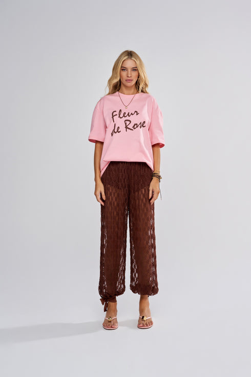 T-SHIRT FLUER DE ROSE