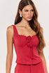 Blusa Elonoa vermelho - frente