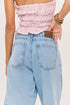 Blusa Lan rosa - detalhe