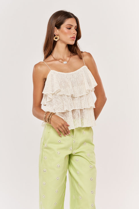 Blusa Leilane off white - frente
