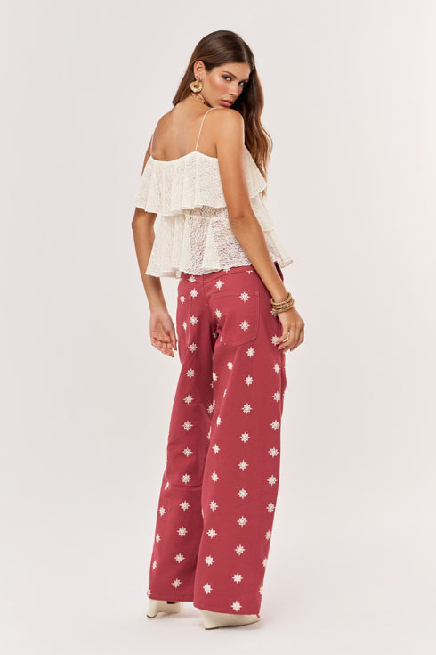 Blusa Leilane off white - costas