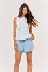 Blusa Lirese azul - frente