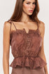 Blusa Perlitta marrom - frente