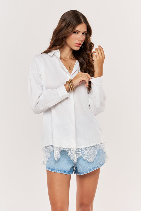 Camisa Oxa branco - frente