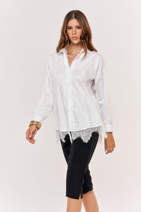 Camisa Oxa branco - frente