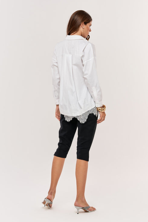 Camisa Oxa branco - costas