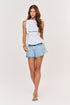 Short Varlene jeans - frente
