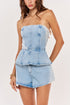 Short Varlene jeans - frente