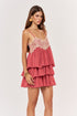Vestido Anandita marsala - frente
