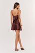 Vestido Marcha marrom - costas