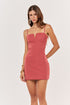 Vestido Rheanyra marsala - frente